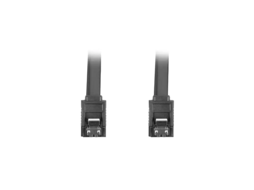 Lanberg CA-SASA-14CU-0050-BK cable de SATA 0.5 m SATA 7-pin Negro