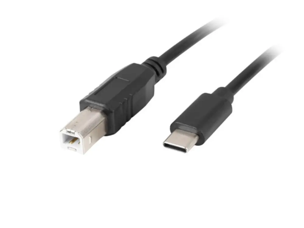 Lanberg CA-USBA-14CC-0018-BK cable USB USB 2.0 1.8 m USB B USB C Negro