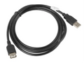 Lanberg CA-USBE-10CC-0018-BK cable USB USB 2.0 1.8 m USB A Negro