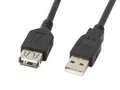 Lanberg CA-USBE-10CC-0050-BK cable USB USB 2.0 5 m USB A Negro