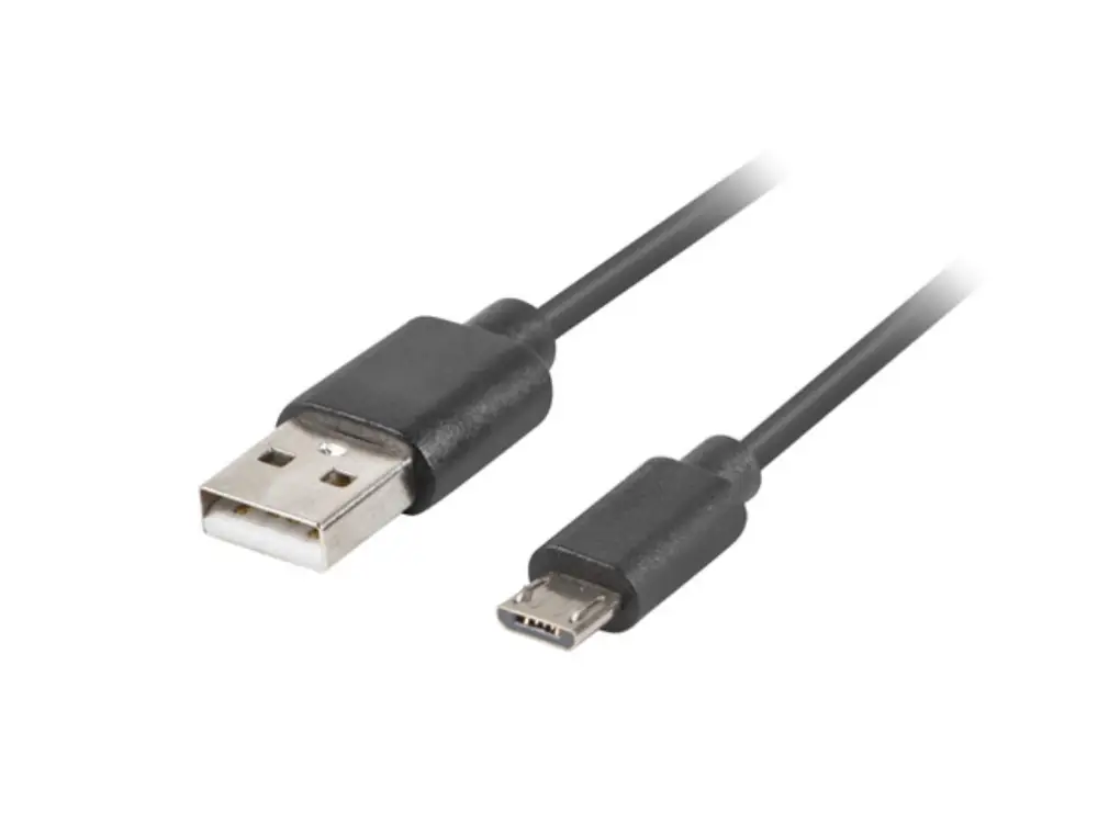 Lanberg CA-USBM-20CU-0018-BK cable USB USB 2.0 1.8 m Micro-USB A USB C Negro