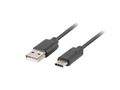 Lanberg CA-USBO-10CU-0005-BK cable USB USB 2.0 0.5 m USB A USB C Negro