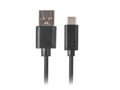 Lanberg CA-USBO-20CU-0018-BK cable USB USB 2.0 1.8 m USB A USB C Negro