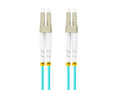 Lanberg FO-LULU-MD31-0050-TQ Cable de fibra óptica e InfiniBand 5 m LC Color aguamarina