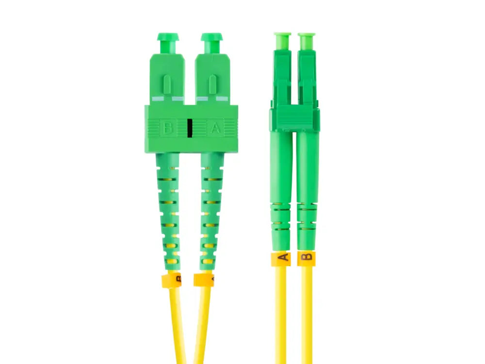 Lanberg FO-SALA-SD11-0020-YE Cable de fibra óptica e InfiniBand 2 m SC LC Amarillo
