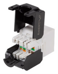 Conector keystone Lanberg KSU6-4000 de red Cat 6 UTP RJ45 para módulos de conectores de red.