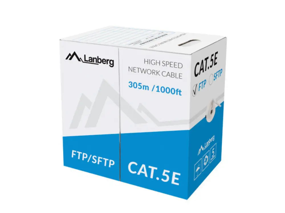 Lanberg LCF5-11CU-0305-S cable de red Gris 305 m Cat5e F/UTP (FTP)