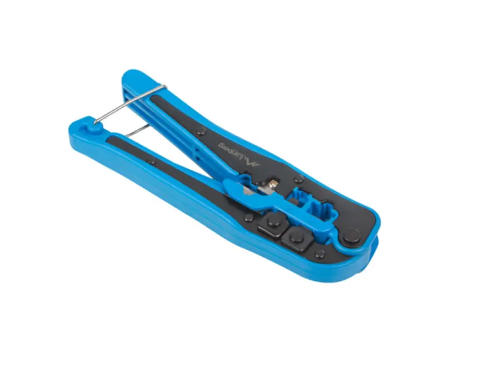 Lanberg NT-0202 crimpadora Herramienta para prensar Negro. Azul