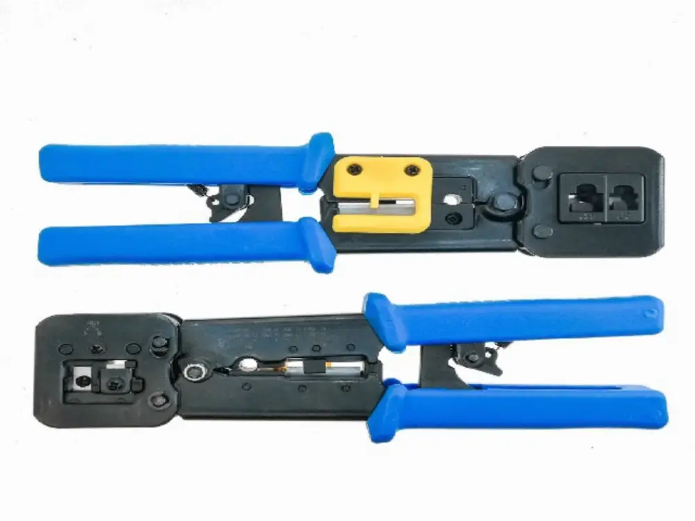 Lanberg NT-0204 crimpadora Herramienta para prensar Negro. Azul