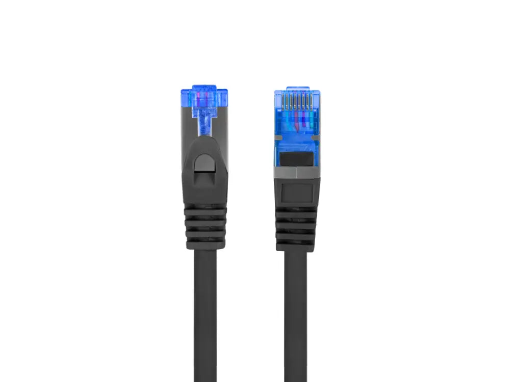 Lanberg PCF6A-10CC-0025-BK cable de red Negro 0.25 m Cat6a S/FTP (S-STP)
