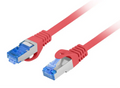 Lanberg PCF6A-10CC cable de red Rojo 0.5 m Cat6a S/FTP (S-STP)