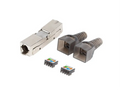 Lanberg PL2SA-6000TL conector RJ-45 Plata. Transparente