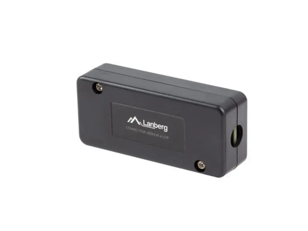 Lanberg PLC-6UL1-B caja de conexiones de red Cat6 Negro