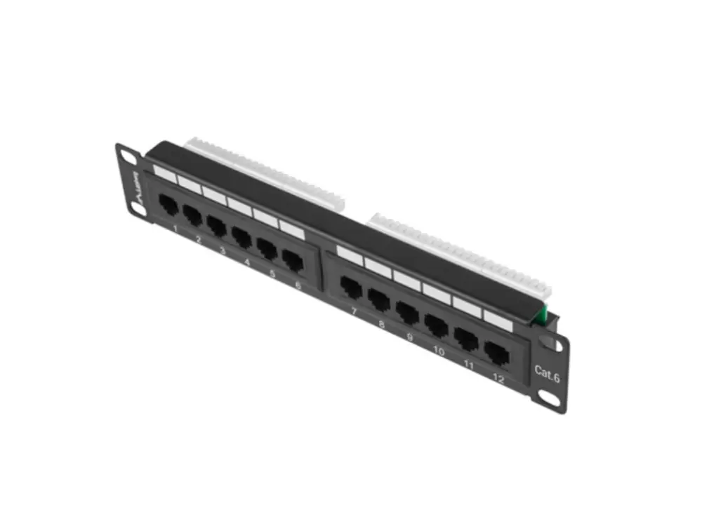 Lanberg PPU6-9012-B panel de parcheo