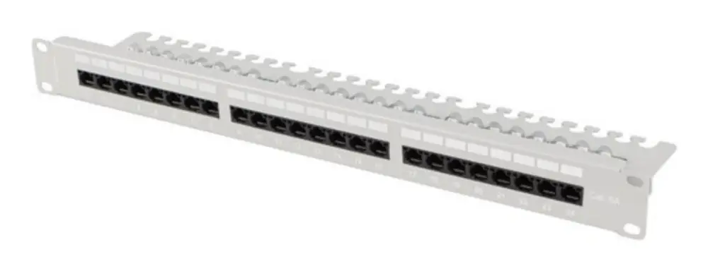 Lanberg PPUA-1124-S panel de parcheo 1U