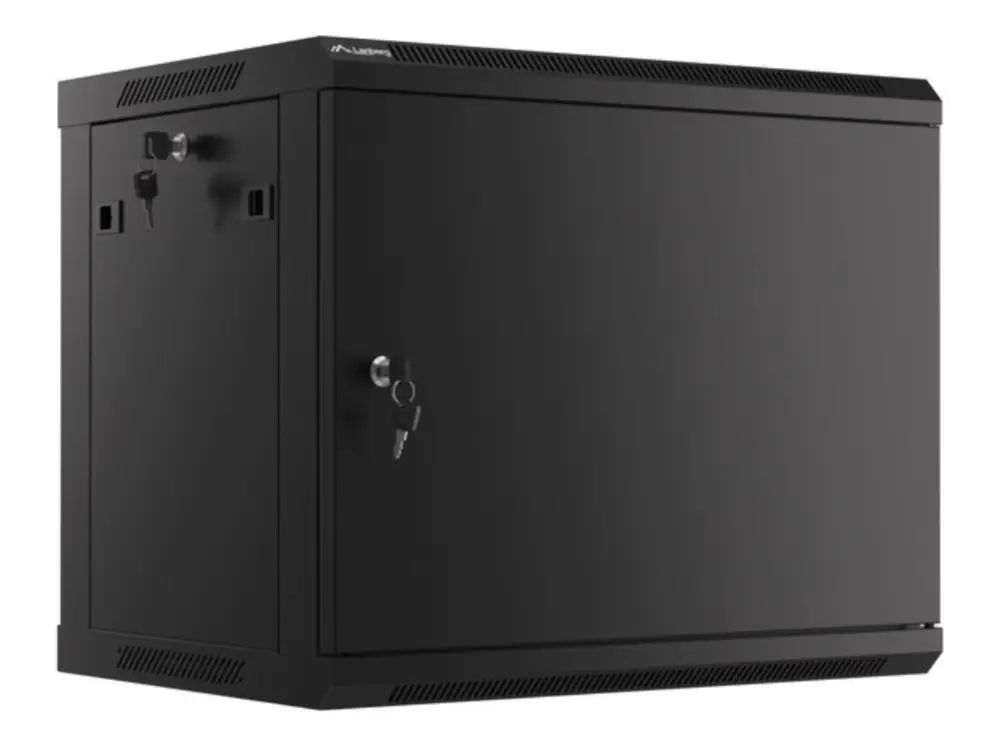 Lanberg WF01-6409-00B armario rack 9U Bastidor de pared Negro