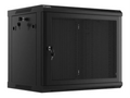 Lanberg WF01-6409-23B armario rack 9U Bastidor de pared Negro