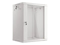 Lanberg WF01-6415-10S armario rack 15U Bastidor de pared Gris