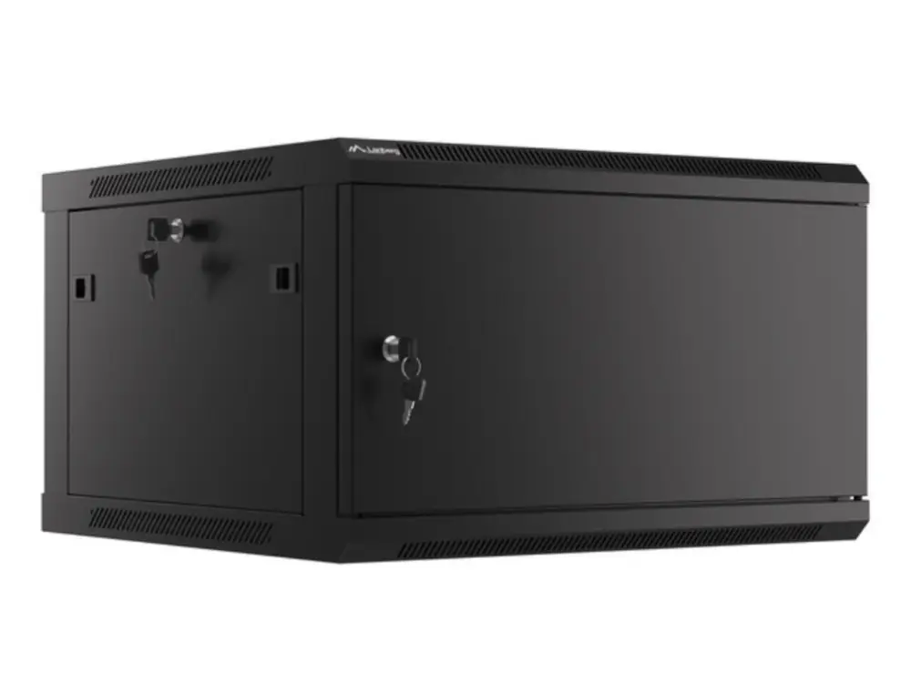 Lanberg WF01-6606-00B armario rack 6U Bastidor de pared Negro