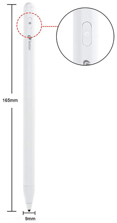 LAPIZ ELECTRONICO LEOTEC LESTP01W STYLUS EPEN PARA ANDROID, IOS Y WINDOWS BLANCO - detalle