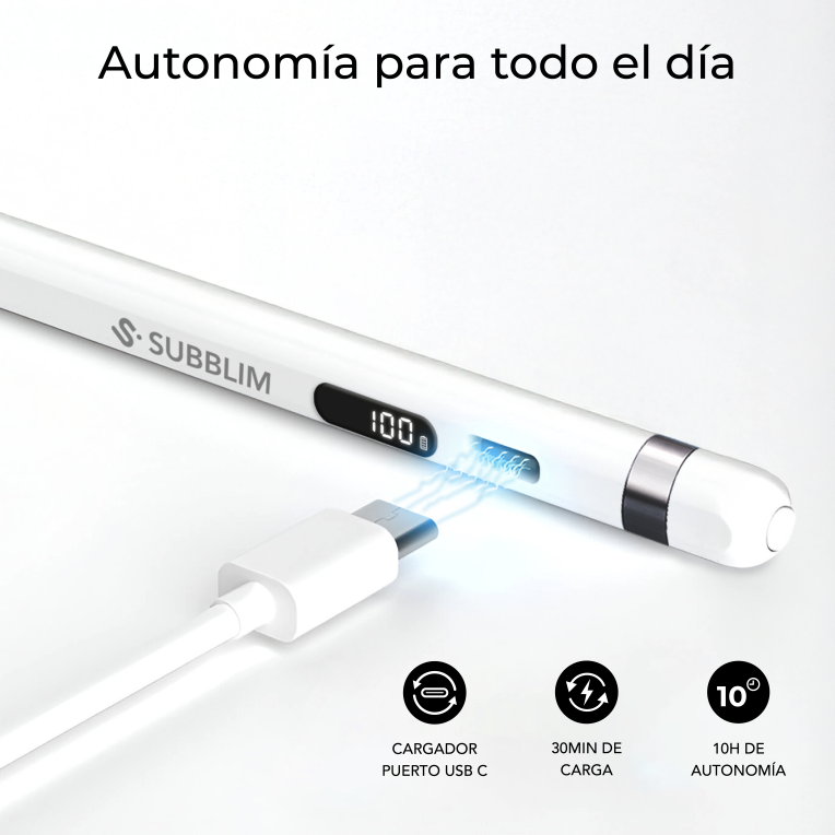 LAPIZ NOTEFLOW PARA ANDROID/WINDOWS NEGRO SUBBLIM - detalle