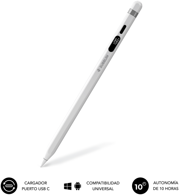 LAPIZ NOTEFLOW PARA ANDROID/WINDOWS NEGRO SUBBLIM - detalle