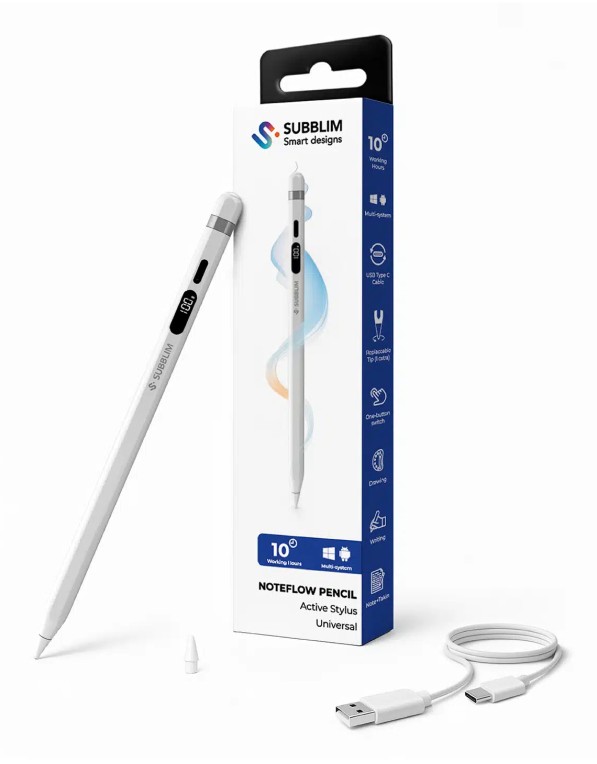 SUBBLIM SUBPEN-UN0001 lápiz digital Blanco