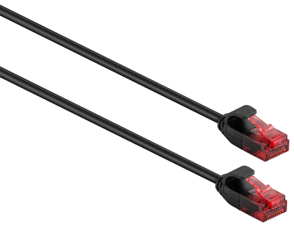 LATIGUILLO SLIM EWENT CAT 6 U/UTP 2,00MT NEGRO - detalle