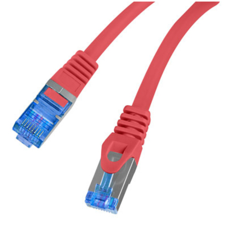 LATIGUILO LANBERG CAT.6A S/FTP LSZH CCA FLUKE PASSED 3M ROJO - detalle