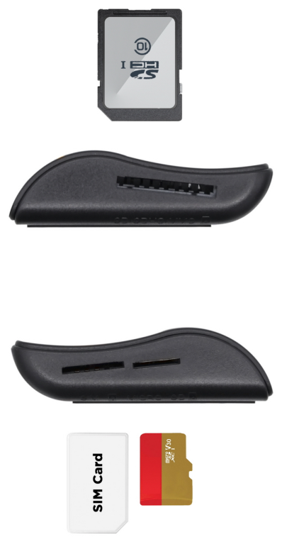 LECTOR DNI-TARJETAS AISENS SIM SD Micro SD MMC RS-MMC MMC Micro NEGRO - detalle