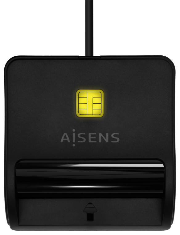 LECTOR DNI-TARJETAS AISENS TARJETA INTELIGENTE DNI USB-C NEGRO - detalle