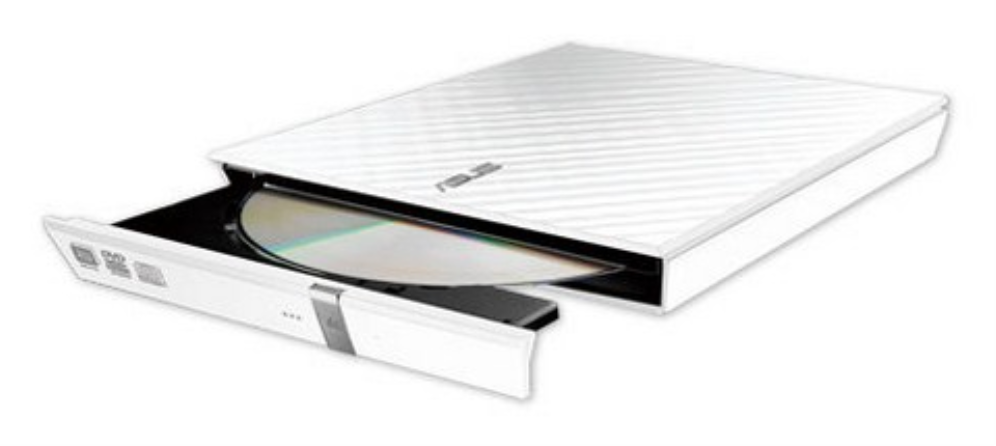 LECTOR GRABADOR CD DVD SLIM ASUS SDRW-08D2S-U EXTERNO BLANCO
