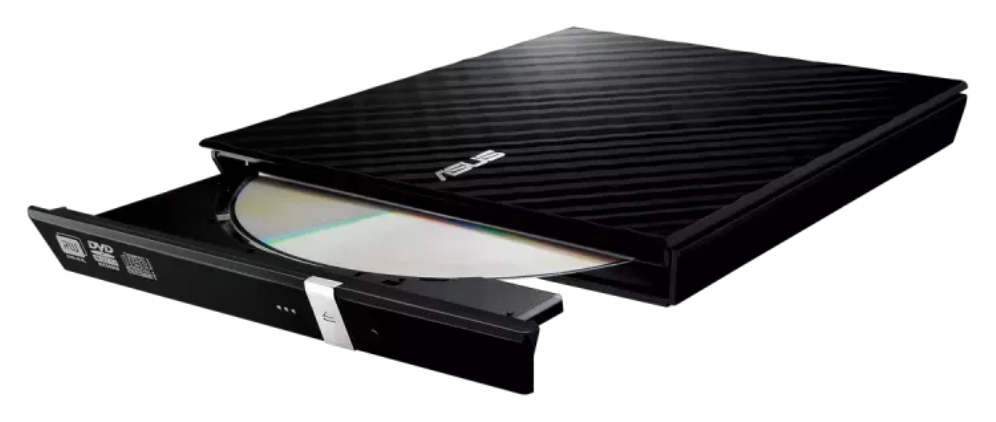 LECTOR GRABADOR CD DVD SLIM ASUS SDRW-08D2S-U EXTERNO NEGRO