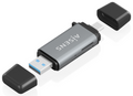 LECTOR TARJETAS AISENS SD MICRO SD MMC RS-MMC MMC MICRO USBA USBC GRIS