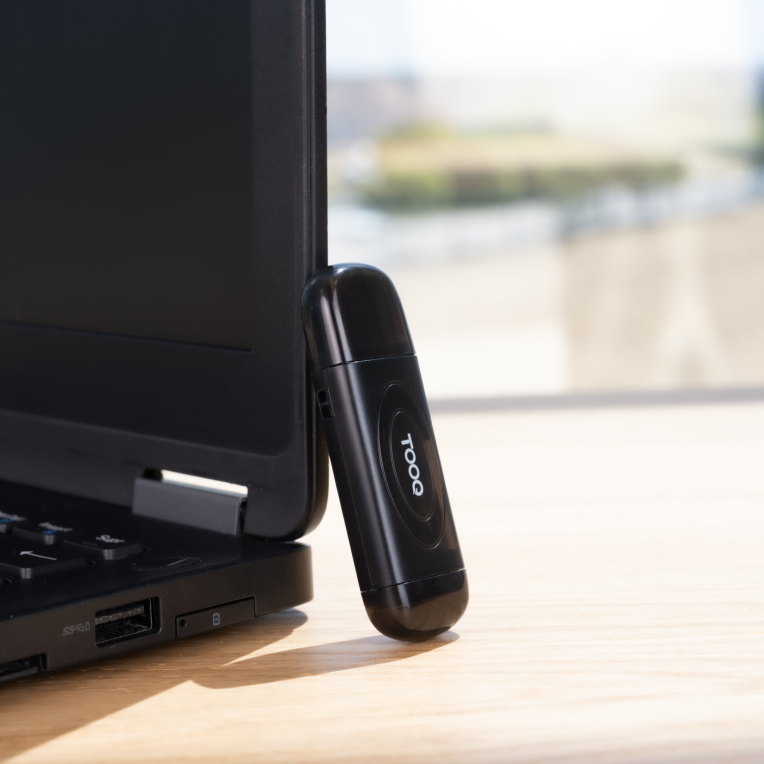 LECTOR TARJETAS TOOQ USB-A 3.0 SD/TF NEGRO - detalle