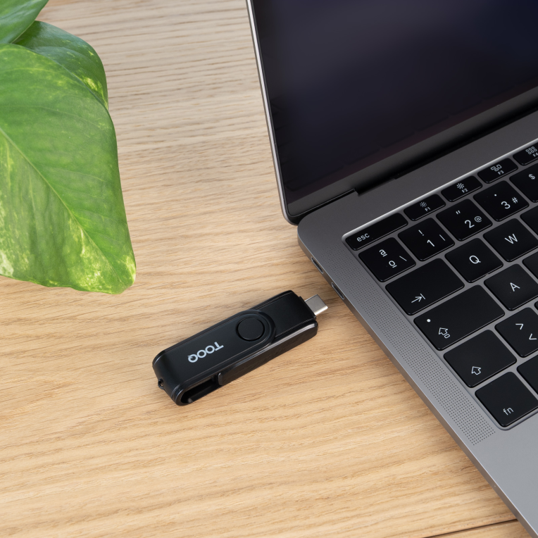 LECTOR TARJETAS TOOQ USB-C 2.0+USB-A 3.0 SD/TF NEGRO - detalle