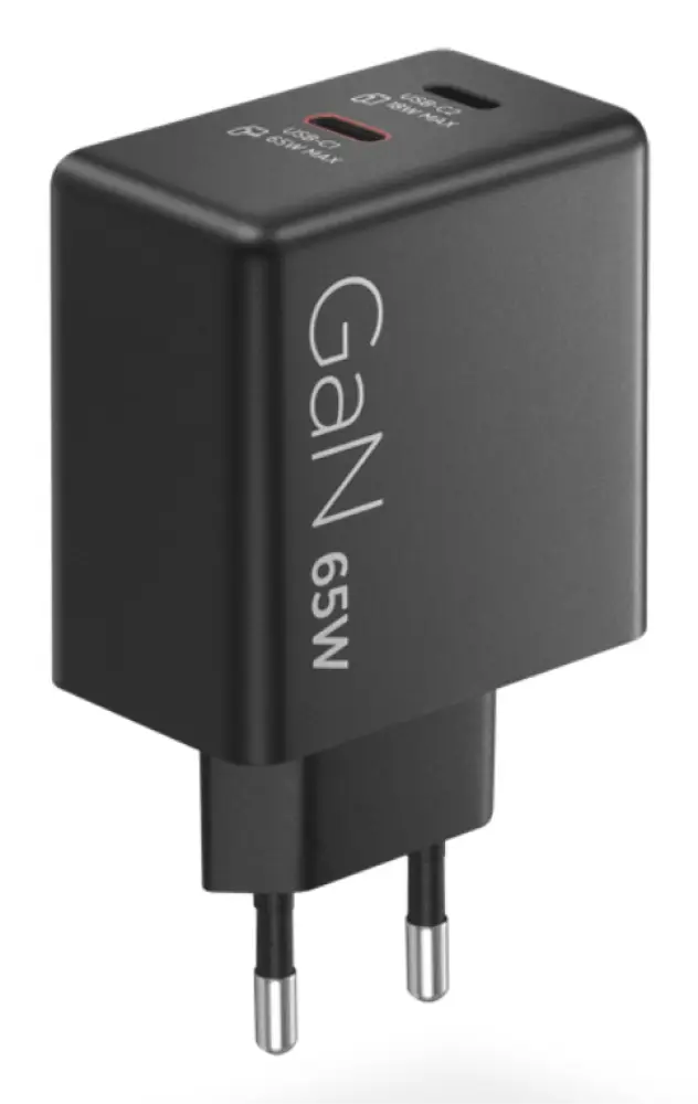 Lenovo 40AW065BEU adaptador e inversor de corriente Interior / exterior 65 W Negro - detalle
