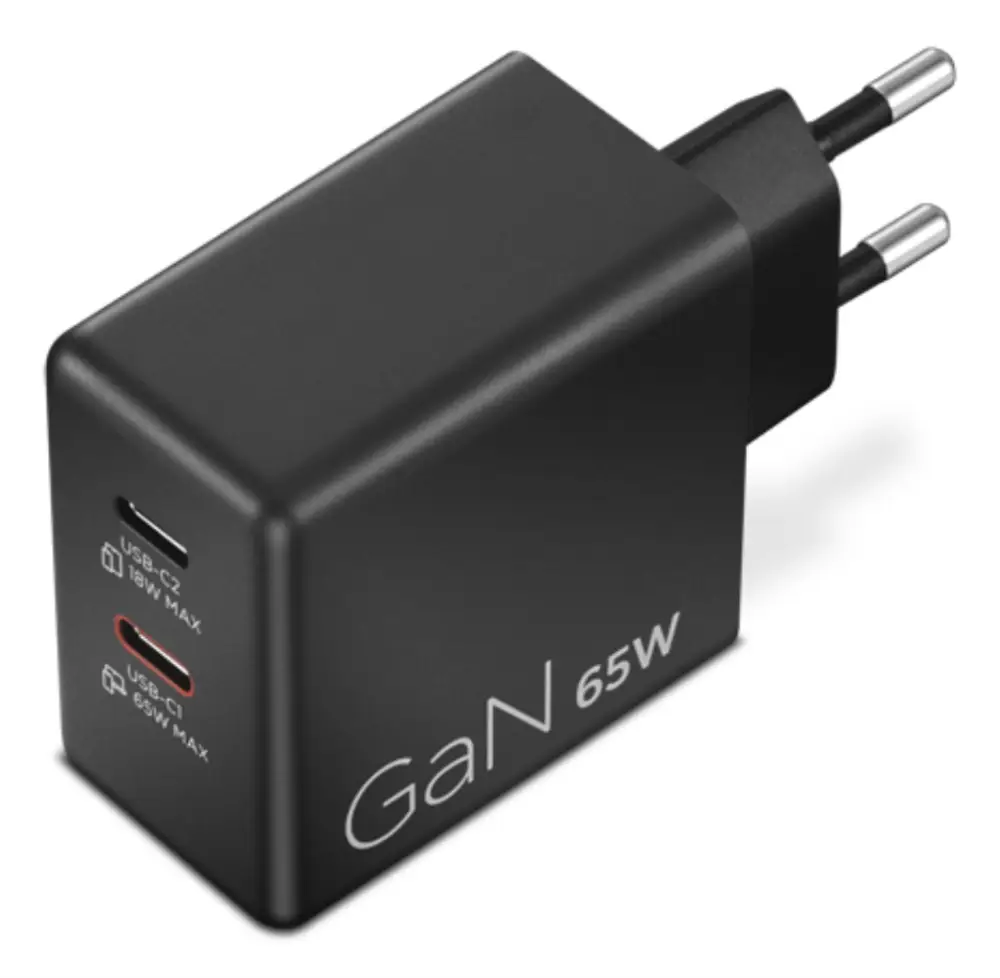 Lenovo 40AW065BEU adaptador e inversor de corriente Interior / exterior 65 W Negro - detalle