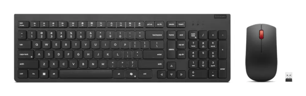 Lenovo 4X31R64484 teclado Ratón incluido Oficina RF inalámbrico Español Negro - detalle