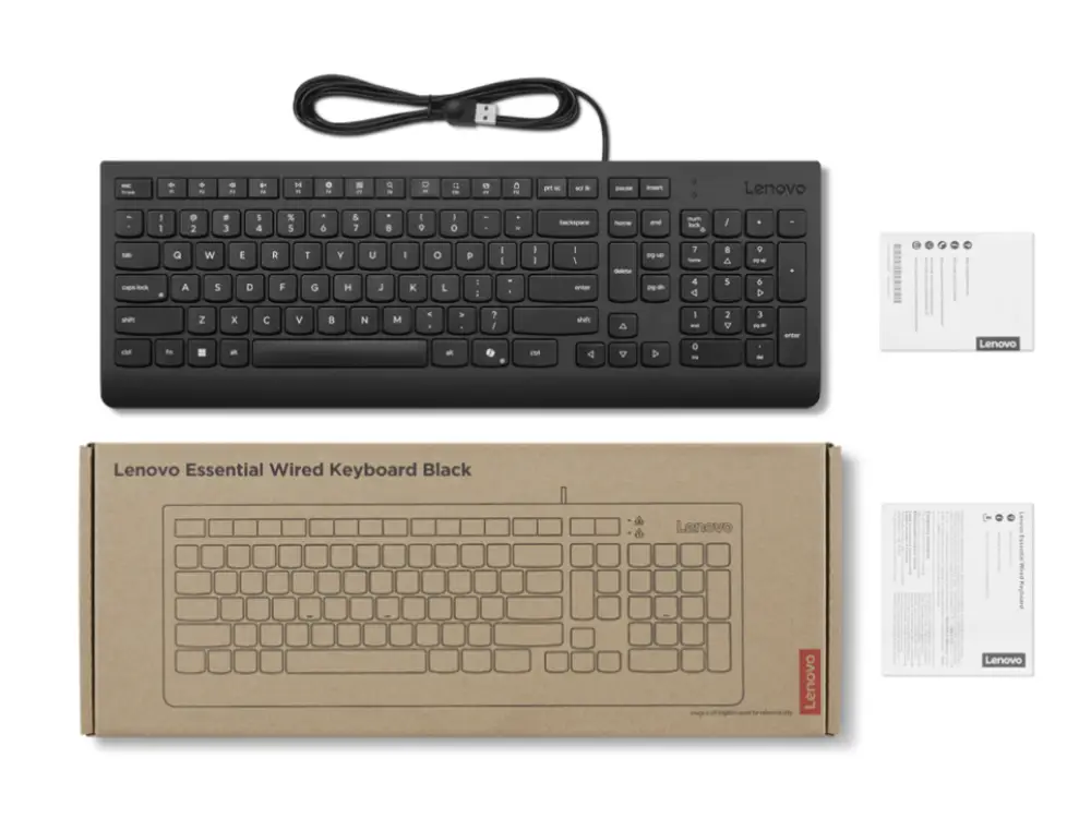 Lenovo 4Y41R64665 teclado Hogar / Oficina USB Español Negro - detalle