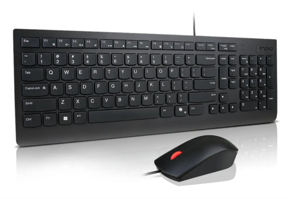 Lenovo Essential Wired Combo (ES 172) teclado Ratón incluido Universal USB Español Negro - detalle