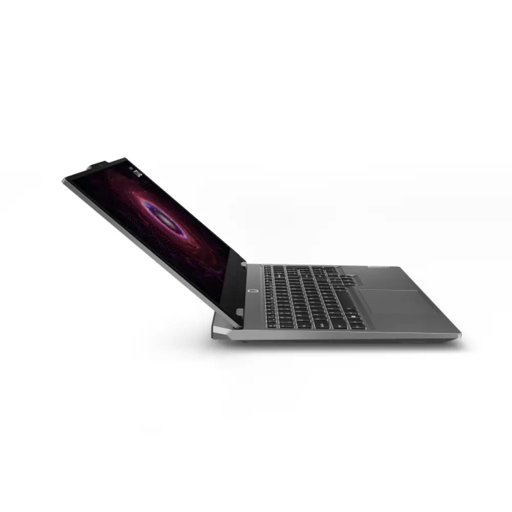 Portátil Lenovo LOQ 15ARP9 con pantalla Full HD de 15.6", procesador Ryzen 7, 24 GB RAM, SSD y tarjeta gráfica RTX 4050 en gris.