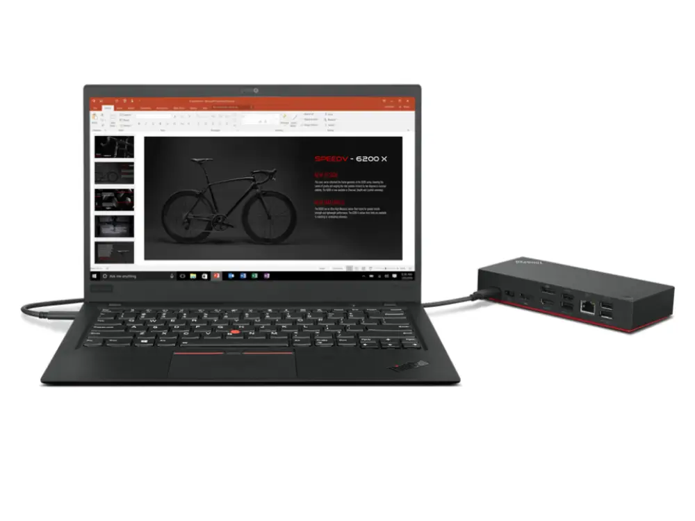 Lenovo ThinkPad Universal USB-C Dock Alámbrico USB 3.2 Gen 1 (3.1 Gen 1) Type-C Negro - detalle