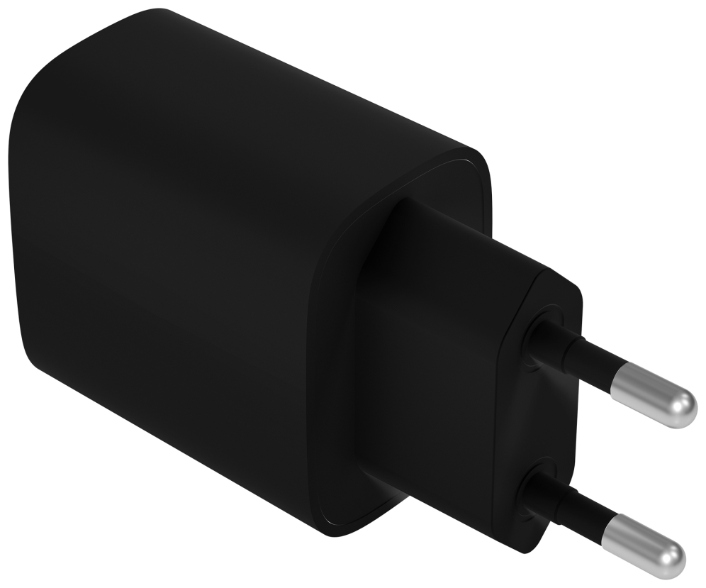 LEOTEC CARGADOR 20W CARGA RAPIDA 1 USB TIPO-C PD 1 USB-A NEGRO - detalle