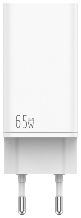 LEOTEC CARGADOR 65W GaN CARGA RAPIDA 2 USB TIPO-C PD 1 USB-A BLANCO - detalle