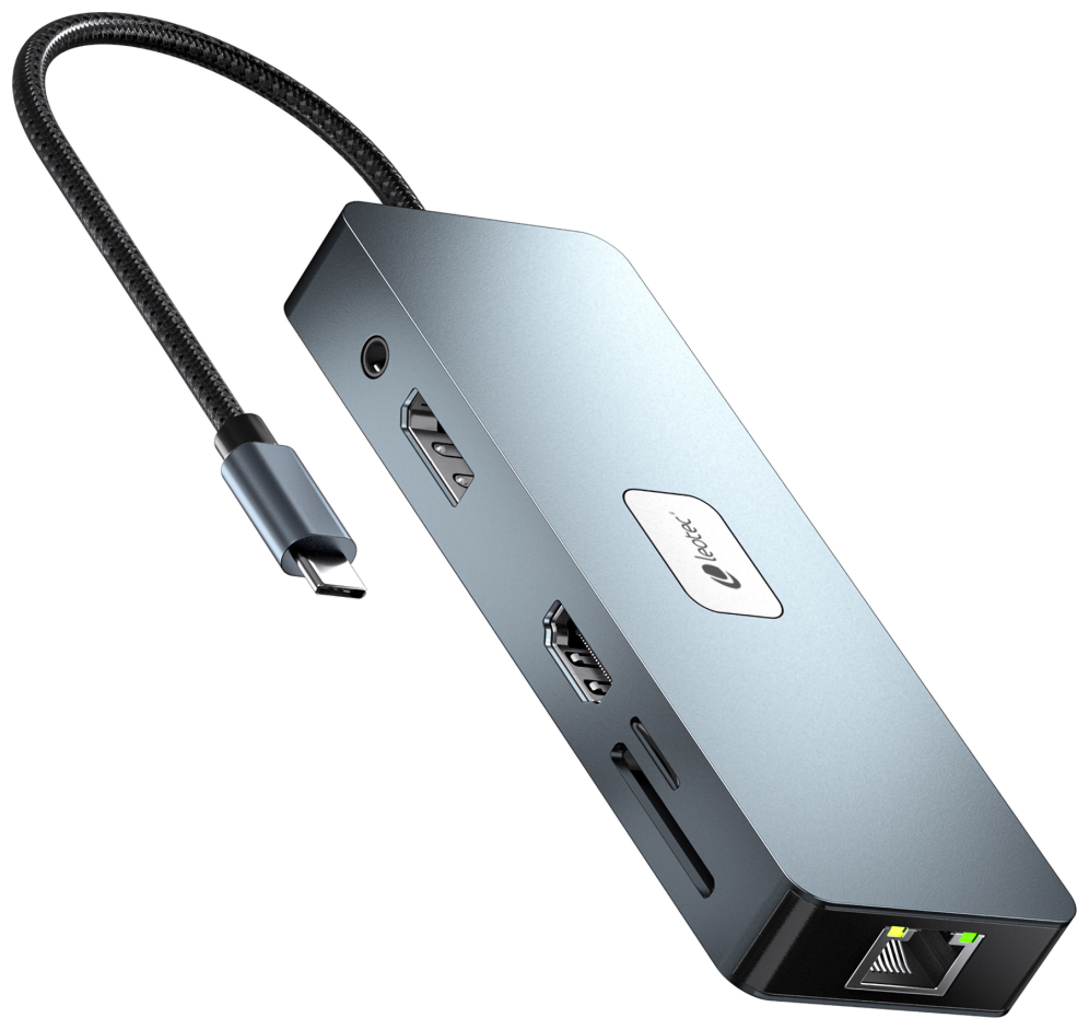 LEOTEC DOCKING STATION 11-1 PLUS 1USB-C PD100 3USB3.2 HDMI VGA GGL LECTJSD MCSD - detalle