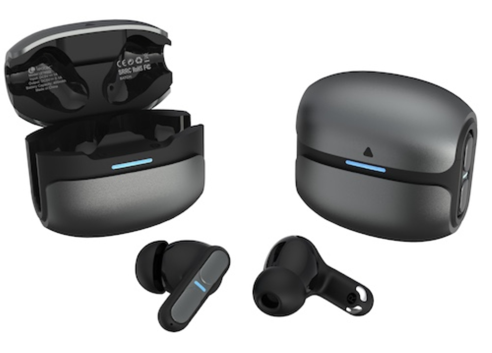 LEOTEC EARPHONES TWS GAMING NEBULA FIT NEGRO - detalle