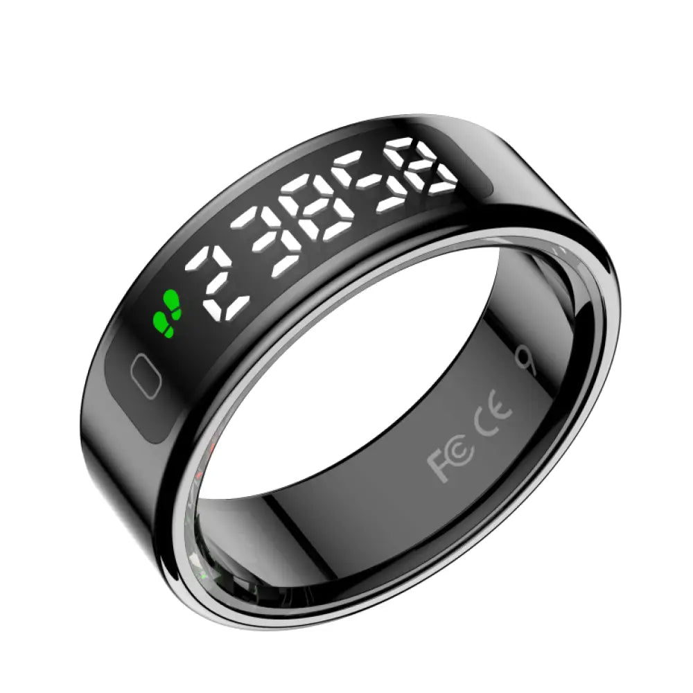 Leotec LESR01K09 rastreador de actividad LED Anillo inteligente rastreador de actividad IPX8 Negro