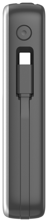 LEOTEC POWERBANK 10000MAH 35W FAST CHRG PLATA 1USB-C+1 CAB RETRACTIL USB-C +1 CAB RETRACTIL LIGHT - detalle
