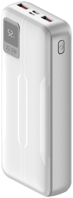 LEOTEC POWERBANK 20000MAH 22,5W PD20W BLAN (1 USB-C+2USB-A INC USB-A A USB-C) - detalle
